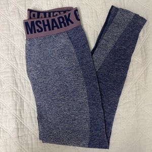 Gymshark Women’s Flex Leggings Navy Marl/Mallow Purple